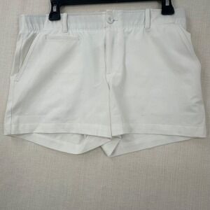 Under Armour HeatGear Women's Link Golf Shorts - White, Size 8